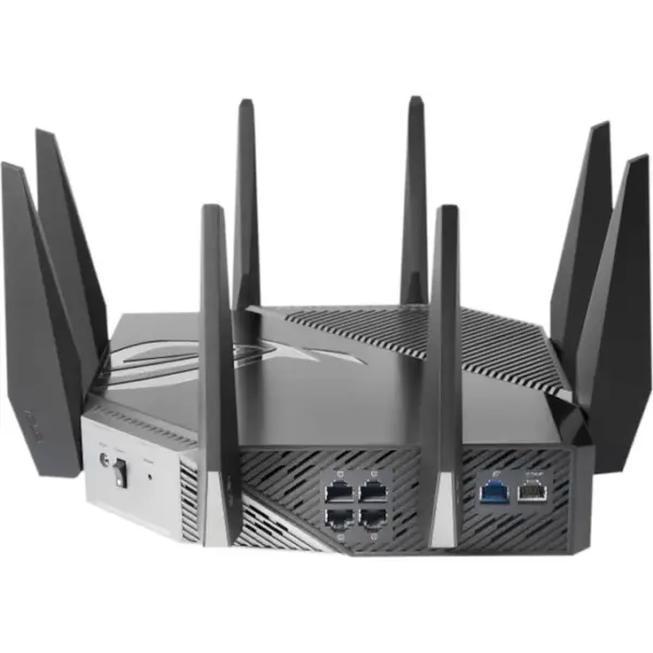Zweites Bild vonASUS ROG Rapture GT-AXE11000 WiFi 6E Gaming Router – Tri-Band, 11000 Mbps, Low-Latency Gaming