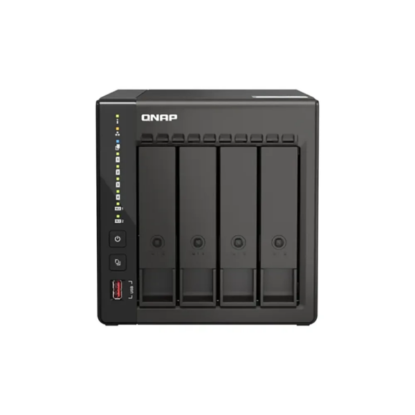 Zweites Bild vonQNAP TS-453E-8G 4-Bay NAS System – Intel Celeron, 2.5GbE, 8GB RAM, NVMe & HDMI