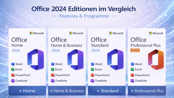 Office 2024 Editionen im Vergleich